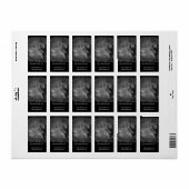 boneyard halloween etiket (Full Sheet)