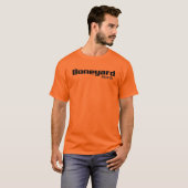 Boneyard Records T-shirt (oranje) (Voorkant volledig)