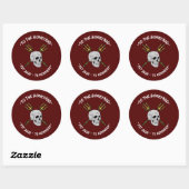 Boneyard Ronde Sticker (Vel)