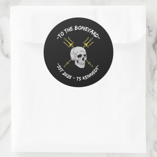 Boneyard Ronde Sticker (Tas)