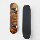 Boneyard Shredder: zombieskelet Persoonlijk Skateboard (Voorkant)