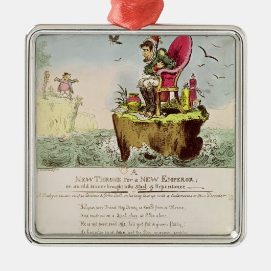 Boney's voorzitter van de Elba, gepubliceerd door  Metalen Ornament (Voorkant)