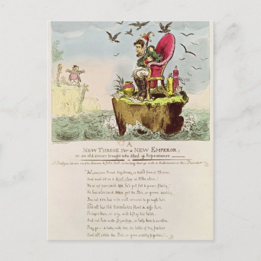 Boney's voorzitter van Elba, gepubliceerd door S.  Briefkaart (Voorkant)