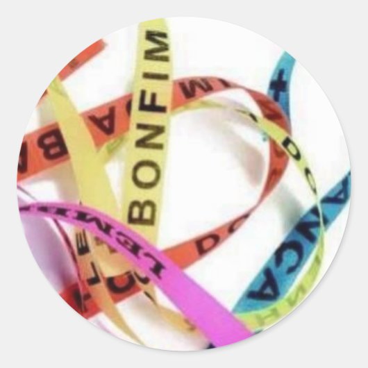 Bonfim de Bahia Ronde Sticker (Voorkant)