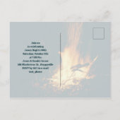 Bonfire Birthday Party Invitation Briefkaart (Achterkant)