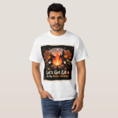 Bonfire Birthday Party T-Shirt 🔥 (Voorkant volledig)