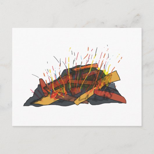 Bonfire Briefkaart (Voorkant)