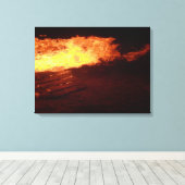 Bonfire Canvas Afdruk (Insitu (Houten vloer))