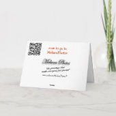 Bonfire cookout Verjaardag of elke gelegenheid Kaart (Achterkant)