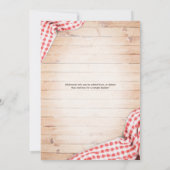 Bonfire Couple's Shower Uitnodiging (Achterkant)