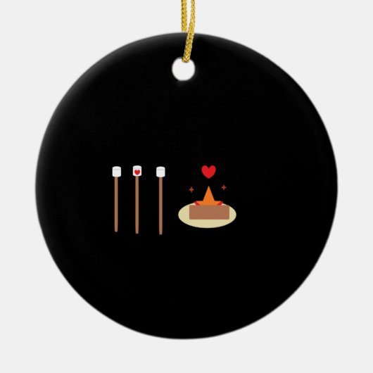 Bonfire Day Keramisch Ornament (Voorkant)