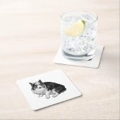 Bonfire Dot Rim Kartonnen Onderzetters (Insitu)