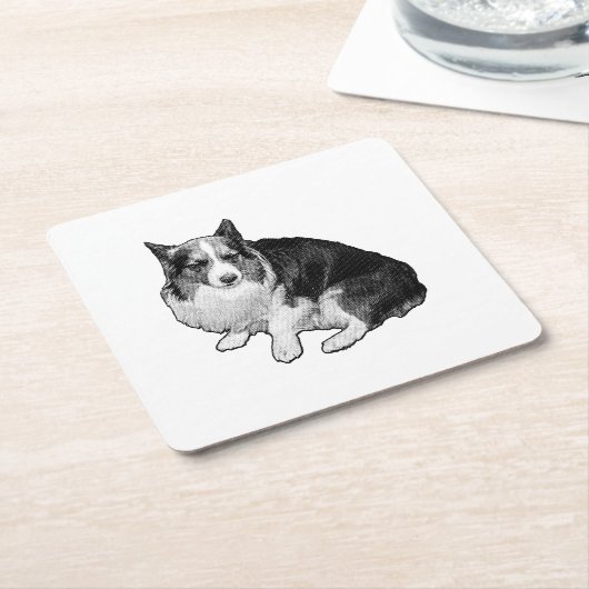 Bonfire Dot Rim Kartonnen Onderzetters (Schuin)