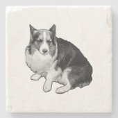 Bonfire Dot Rim Stenen Onderzetter (Voorkant)