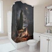 Bonfire Douchegordijn (In situ)