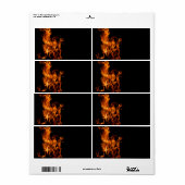 Bonfire Etiket (Full Sheet)