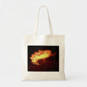 Bonfire Grote Canvas tas (Voorkant)