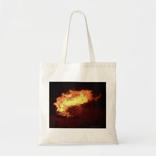 Bonfire Grote Canvas tas (Voorkant)