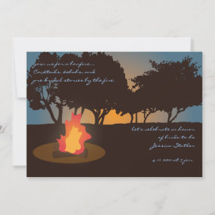 Bonfire Invitation Kaart