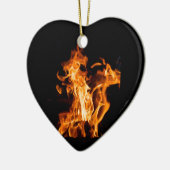 Bonfire Keramisch Ornament (Links)