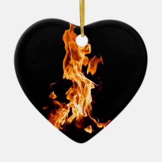 Bonfire Keramisch Ornament (Voorkant)