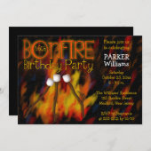 Bonfire Marshmellow Roast 16e verjaardag Kaart (Voorkant / Achterkant)