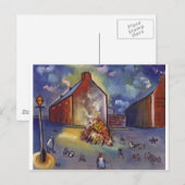 BONFIRE NIGHT BRIEFKAART (Voorkant / Achterkant)