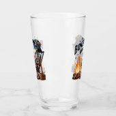 Bonfire Night - Skelet Drink door het vuur Glas (Links)
