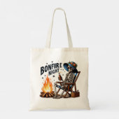 Bonfire Night - Skelet Drink door het vuur Tote Bag (Achterkant)