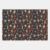 Bonfire Night Verenigd Koninkrijk Pattern 3 Inpakpapier Vel (Voorkant)