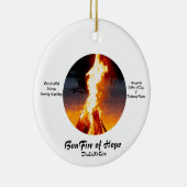 Bonfire of Hope Keramisch Ornament (Rechts)