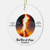 Bonfire of Hope Keramisch Ornament (Links)