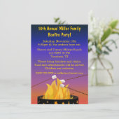 Bonfire Outdoor Gathering Kaart (Staand voorkant)