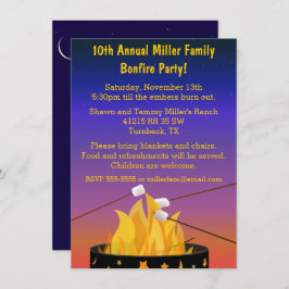 Bonfire Outdoor Gathering Kaart