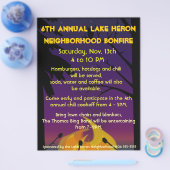 Bonfire Party Flyer (Enkel)