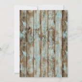 Bonfire Party Rustic Autumn Leaves Barn Birthday Kaart (Achterkant)