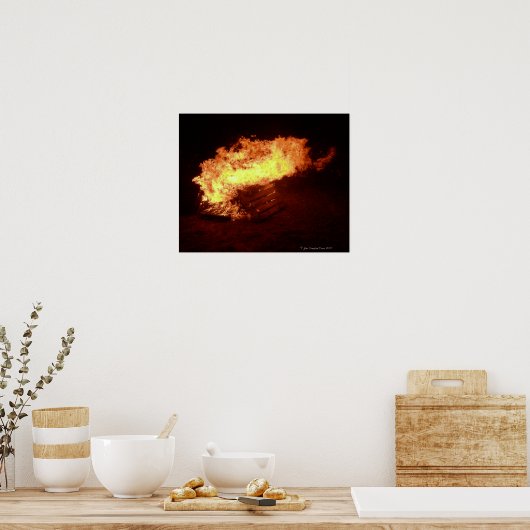 Bonfire Poster (Keuken)