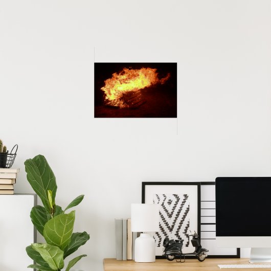 Bonfire Poster (Thuiskantoor)