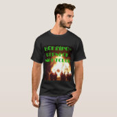 Bonfire=Redneck Nightclub T-shirt (Voorkant volledig)