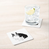 Bonfire Rim Corgi Kartonnen Onderzetters (Insitu)