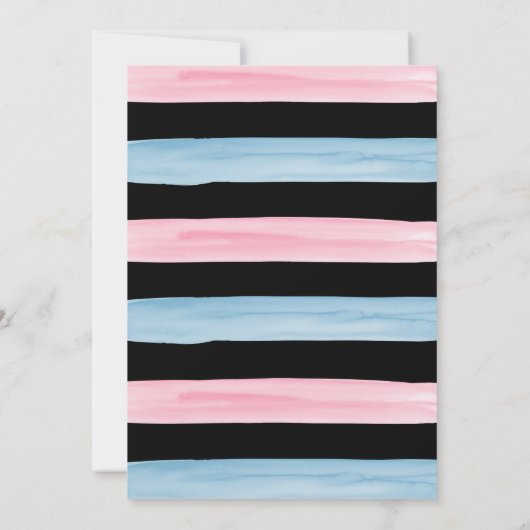 Bonfire S'more Baby Gender Reveal Uitnodiging Coed (Achterkant)