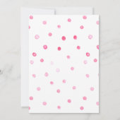 Bonfire & S'mores Camping Pink Stippen Birthday Pa Kaart (Achterkant)