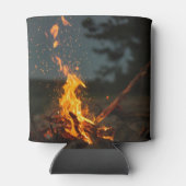 Bonfire vonkt verjaardagsfeestje blikjeskoeler (Achterkant)