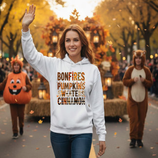 Bonfires Pompoenen Truien Kaneel Pullover Hoodie