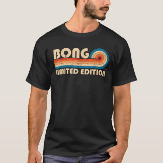 BONG Achternaam Retro Vintage jaren 80 jaren 90 Ve T-shirt
