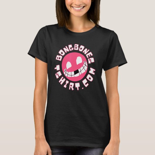 Bong Bones Com Ontwerp T-shirt (Voorkant)