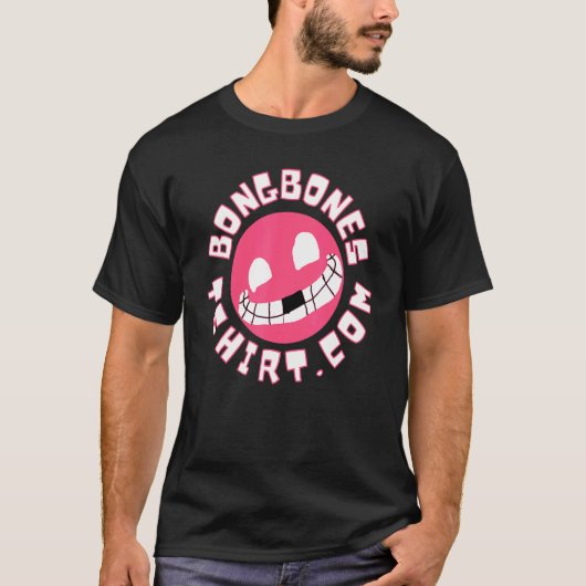 Bong Bones Com Ontwerp T-shirt (Voorkant)
