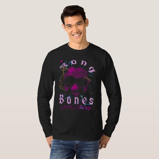 Bong Bones State of Mind Powerful design T-shirt (Voorkant volledig)