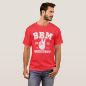 Bong Bong Marcos President BBM 2022 Peace Red T-shirt (Voorkant volledig)