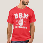Bong Bong Marcos President BBM 2022 Peace Red T-shirt (Voorkant)